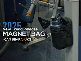 Large Capacity Magnetic Gym Bag with Phone Pocket & Water Bottle Pouch - Ultimate Organizer for Fitness Accessories